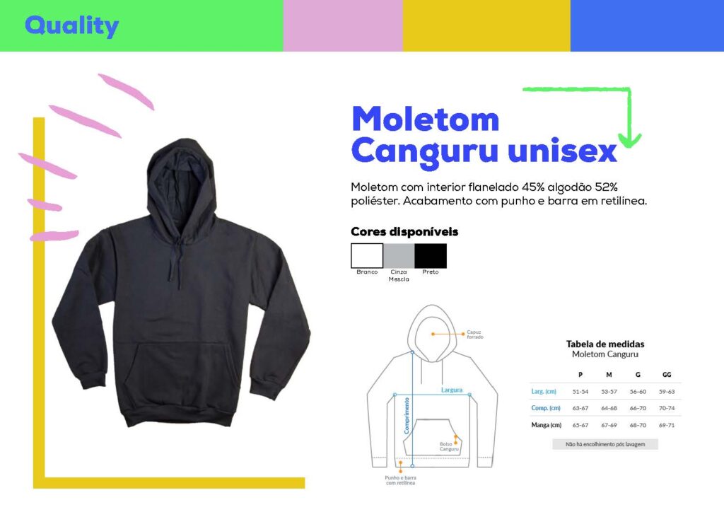 Moletom Canguru unisex